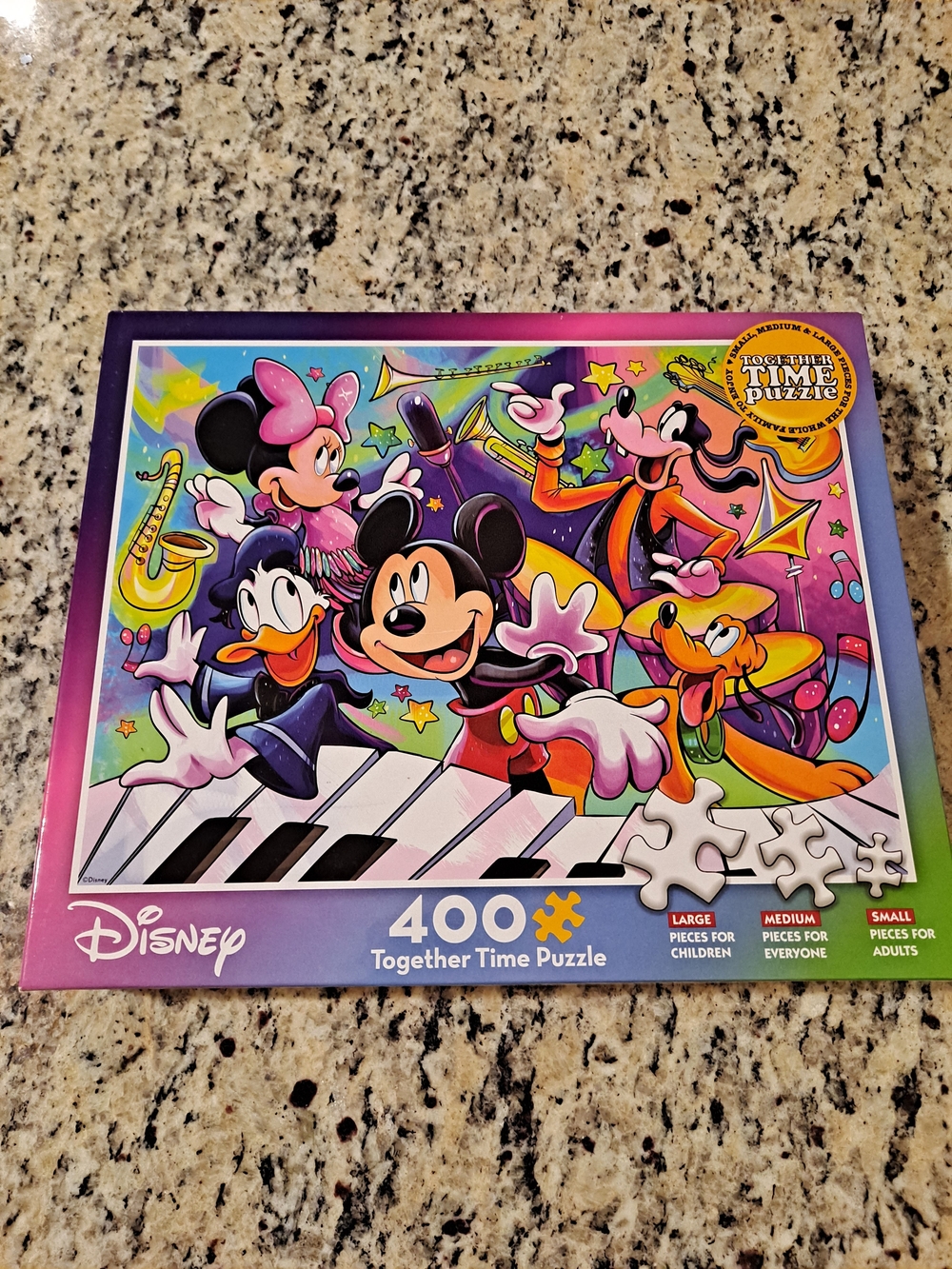 Disney Mickey Music Together Time 400 Piece Family Jigsaw Puzzle by Ceaco